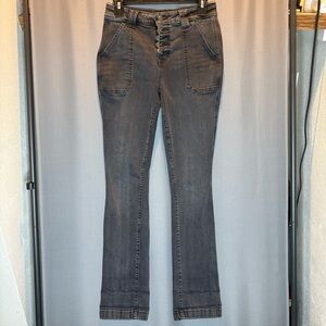 Maurices Charcoal Flare Jeans